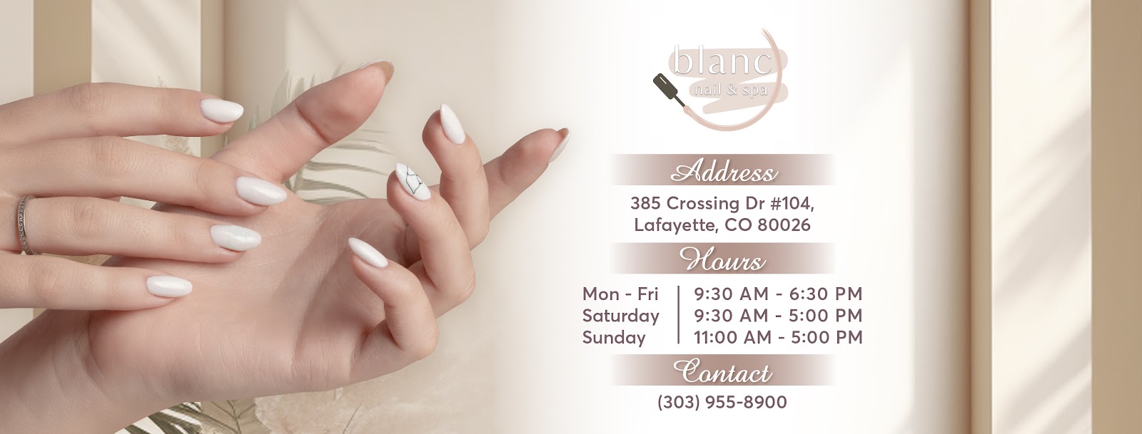 Blanc Nails & Spa logo
